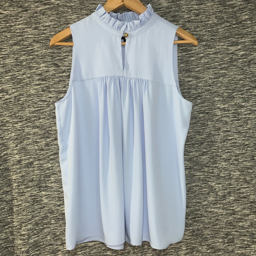 NWOT Ann Taylor Light Blue Blouse